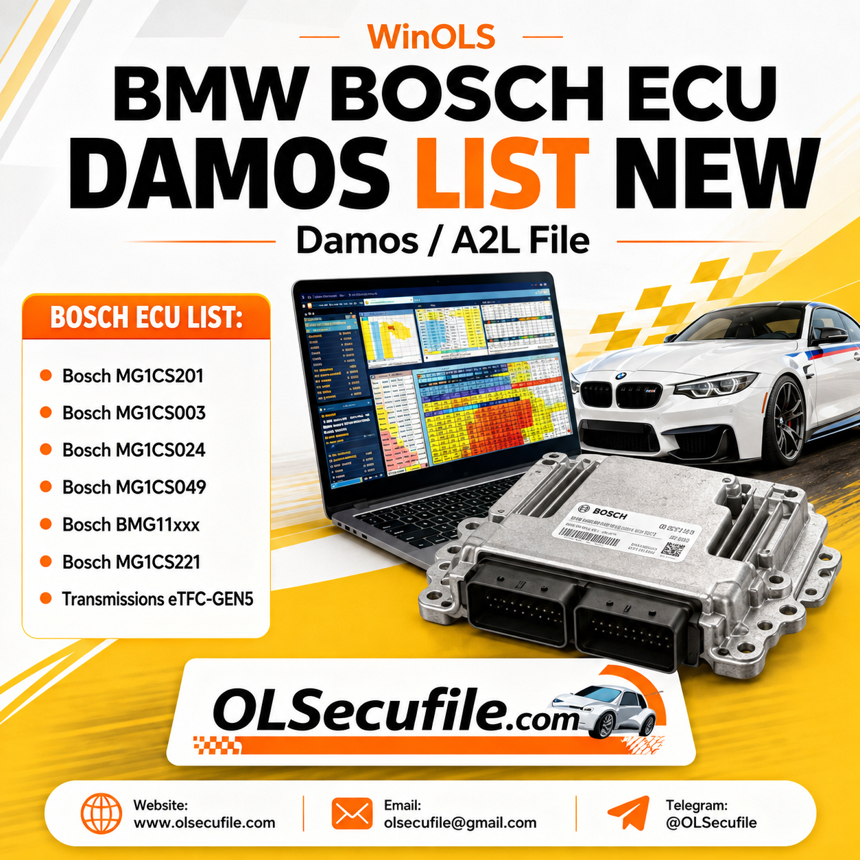 BMW Bosch ECU Damos List New [August 2026]