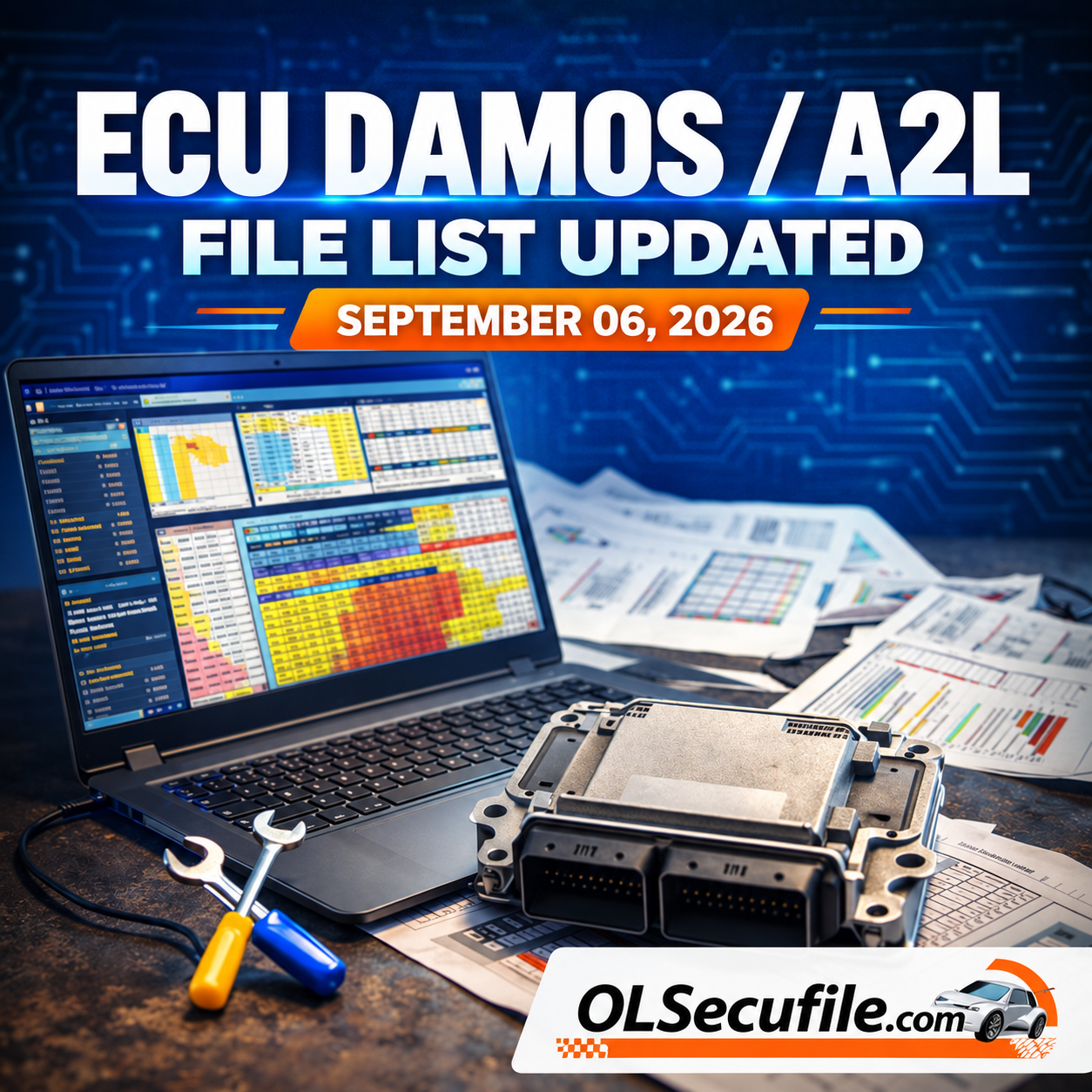 ECU Damos_A2L File List Updated – September 06, 2026