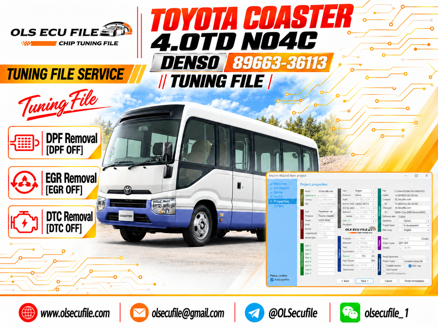 Toyota Coaster 4.0TD N04C Denso 89663-36113